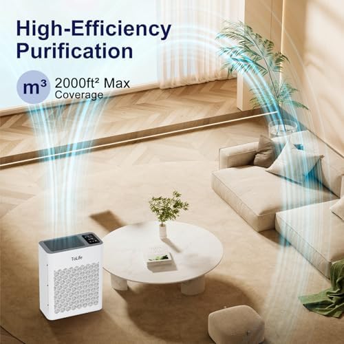 Tolife Air Purifier for Home Large Room up to 1095 Ft² with Sleep Mode - Image 6