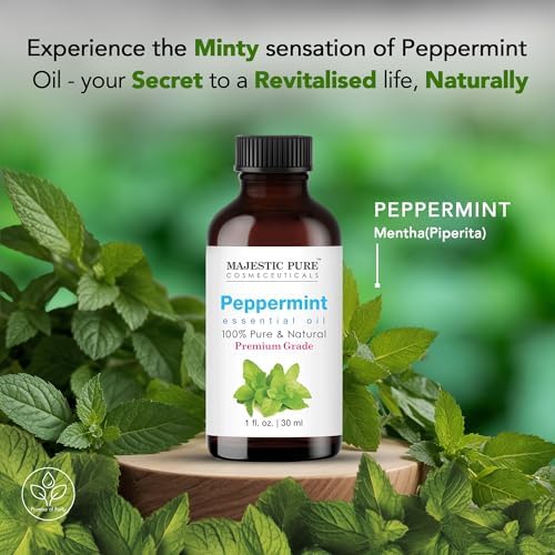 Majestic Pure Peppermint Essential Oil for Diffuser - 1 Fl Oz - Image 2