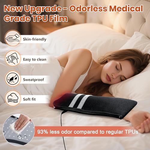 Red Light Therapy Glove for Hand & Wrist 150 LEDs Infrared Light Therapy for Finger Joint Relief, 17"x4" Portable Red Light Therapy Pad for Body & Arm, 660nm 850nm Dual Wavelength, Gifts for Women Man - Image 5