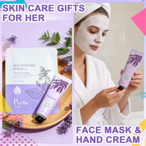 Ithmahco Purple Lavender Themed Birthday Gift Basket for Women Teen Girls - Image 6