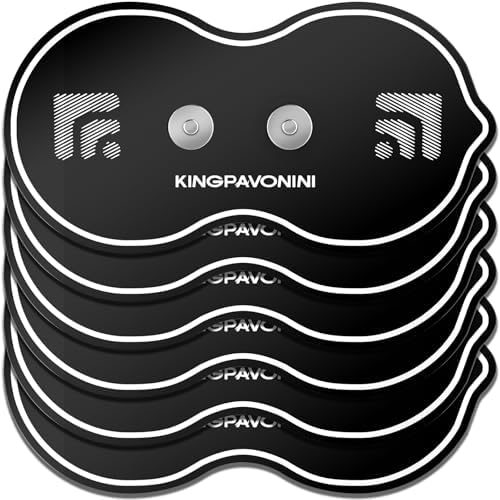 KingPavonini Official TENS Unit Replacement Pads 3.54'' x 1.81'' (Model U8PRO, U13, HZ9151B, HZ9151C), Only Compatible with KingPavonini Wireless TENS Unit, 6 PCS by KingPavonini
