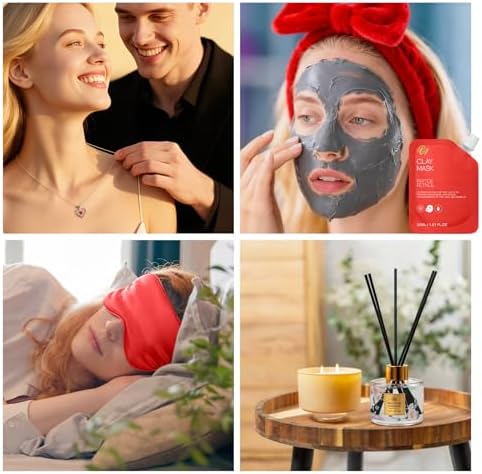 35 Pcs Gift for Women, Red Rose Bath & Body Basket Gift, Spa Gift Basket - Image 7