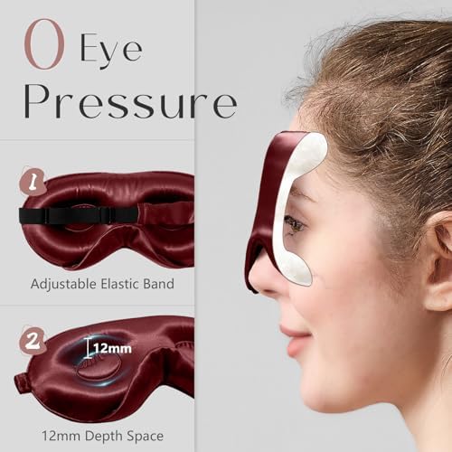 ZIMASILK Adjustable 3D 22 Momme 100% Mulberry Silk Sleep Mask - Image 4