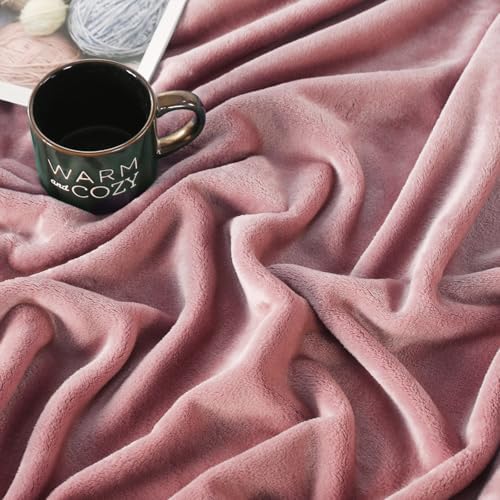 TASTHROW Pink Throw Blanket 60x80 Inches - Image 5