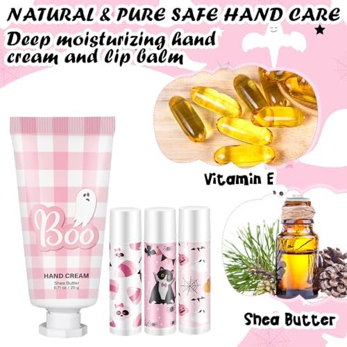144 Pcs Halloween Boo Lip Balm Hand Cream Party Favor Gifts - Image 4
