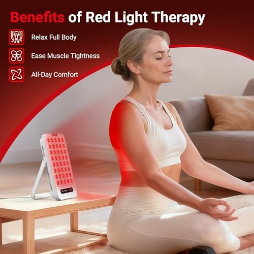 Comfytemp 55W Red Light Therapy Panel for Body, Dual-Chip 40 LEDs, Portable - Image 3
