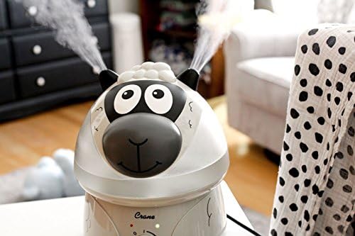Crane Adorables Ultrasonic Humidifiers for Bedroom and Baby Nursery, 1 Gallon Cool Mist Air Humidifier for Large Room or Kid's Room, Humidifier Filters Optional, Sheep - Image 4