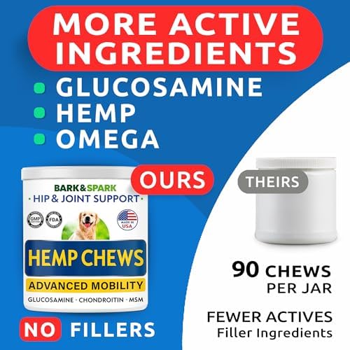 Advanced Joint Hemp Chews for Dogs Mobility - Hip&Joint Pain Relief Treats - Image 6