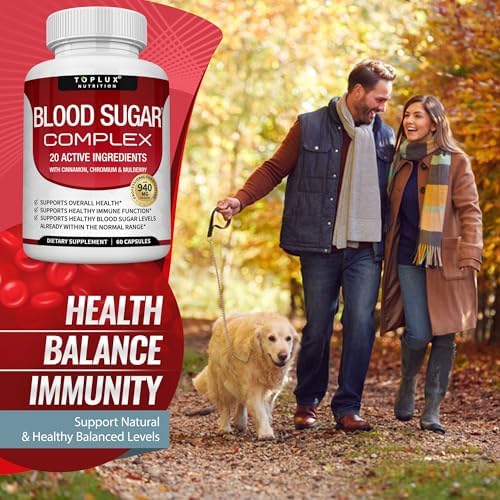 Blood Sugar Complex Supplement - Supports Healthy Blood Sugar Levels Already Within Normal Range All Natural with Cinnamon, Bitter Melon, Chromium, Mulberry, Alpha Lipoic Acid, Non-GMO, 60 Capsules - Image 6