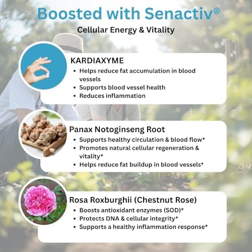 Xooma KardiaXyme Heart Health | Capros® Amla & Senactiv® | Active Aging - Image 4