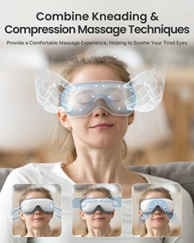 RENPHO Eyeris Smart Eye Massager with App Control, Eye Mask with Heat - Image 4