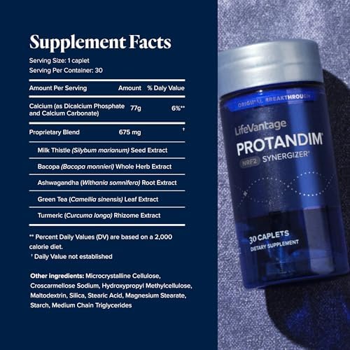 Protandim Nrf2 Synergizer – Cellular Health & Antioxidant Support Supplement – Healthy Aging Formula with Turmeric, Ashwagandha, Green Tea & Milk Thistle – 30 Capsules - Image 2