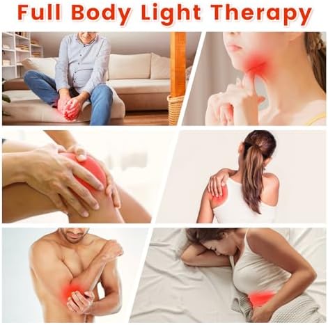 Red Light Therapy Belt for Body, Near Infrared Light Therapy for Face Neck 15W Wearable Red Light Neck Wrap with Timer Belt for Chin Hand Wrist Knee Unisex Gift - Image 7