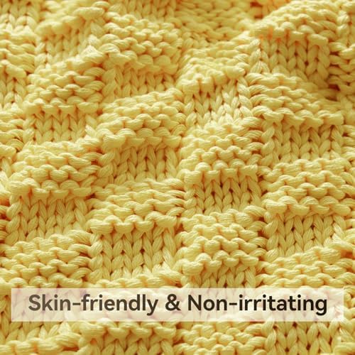 Knitted Weighted Blanket for Adult, No Beads Heavy Blanket 60"x80" 20lbs - Image 4