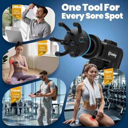 Mini Massage Gun Pain Relief, Muscle Massager Deep Tissue, Powerful & Quiet - Image 4
