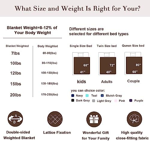 Alomidds Weighted Blanket Queen Size 15lbs 60x80 inches, Sherpa Weighted Blankets for Adults,Fluffy Warm Sherpa & Cozy Soft Flannel Thick Heavy Blanket for All-Season with Glass Beads, Pink - Image 5