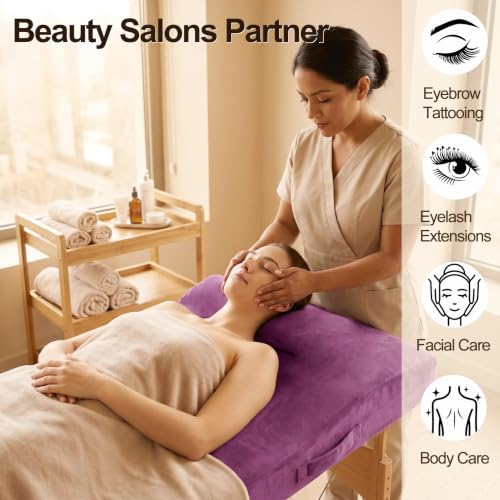 Lash Bed Topper,Ergonomic Massage Table Pad,Foldable,23.6"W *70"L - Image 3