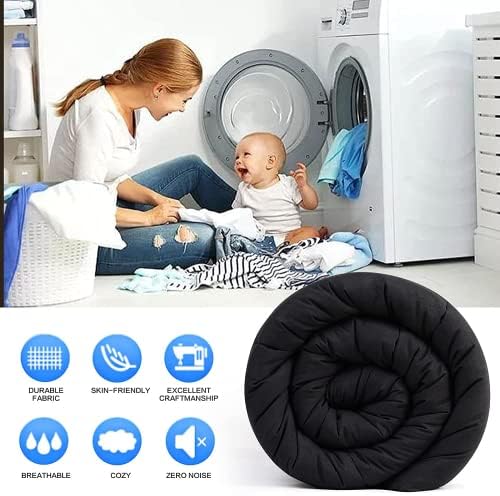 MAPLE DOWN Soft Full Size Comforter Duvet Insert-Down Alternative Comforter with Corner Tabs-Lightweight Fluffy Breathable Machine Washable (Black,82“x86”) - Image 6
