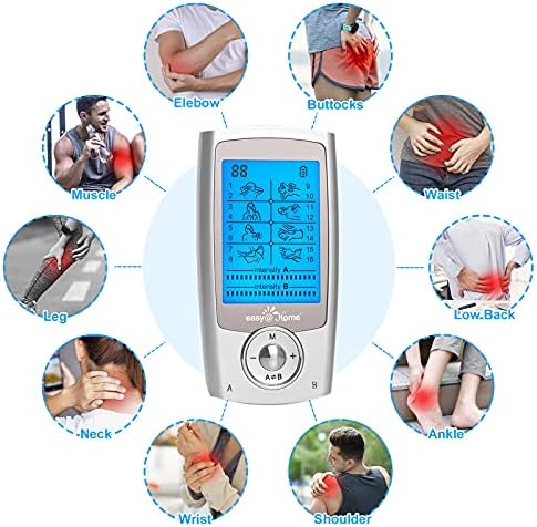 Easy@Home Rechargeable TENS Unit - EMS Muscle Stimulator - Image 4