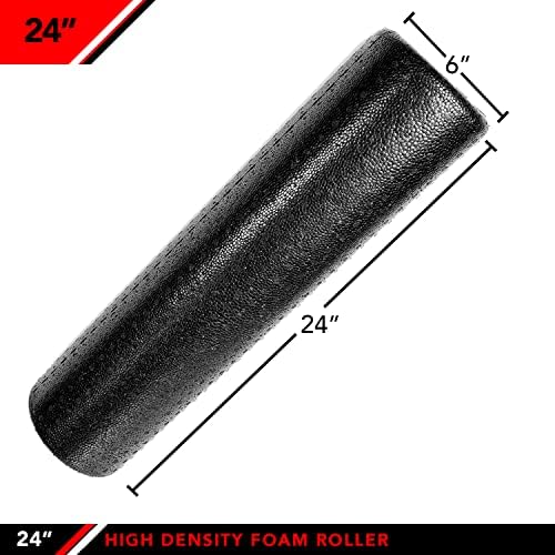 JFIT High Density Foam Roller – EPP Deep Tissue Massage Roller for Muscle Recovery, Myofascial Release & Stretching - Image 2