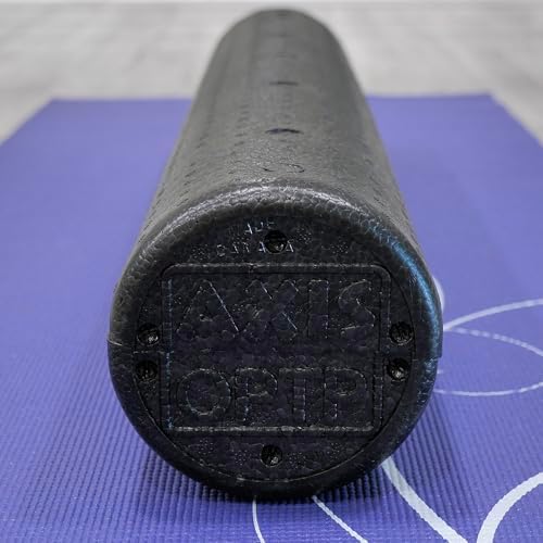 OPTP AXIS Firm Density Foam Roller – Round, Black, 36" x 6" - Image 5