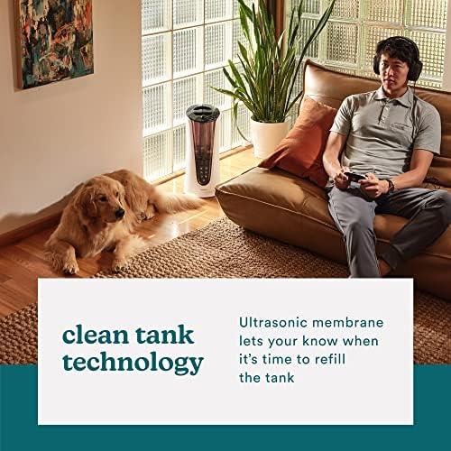 Homedics Ultrasonic Humidifier Large Deluxe Cool and Warm Mist Humidifier - Image 5