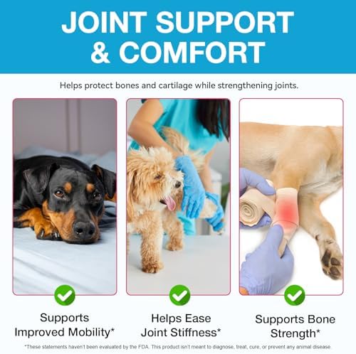 Pain Relief for Dogs, Hip & Joint Glucosamine Drops, Chondroitin Drops for Dogs, Natural Formula with Essential Nutrients for Active & Aging Dog, 60ml - Image 6