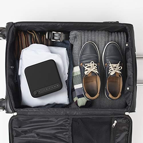Pure Enrichment Wave Premium Sleep Sound Machine with USB Charger - Seamless Looping with 6 Soothing All-Natural Sounds, & Auto-Off Timer - Easily Portable for Travel (Black) Patented Design - Image 4