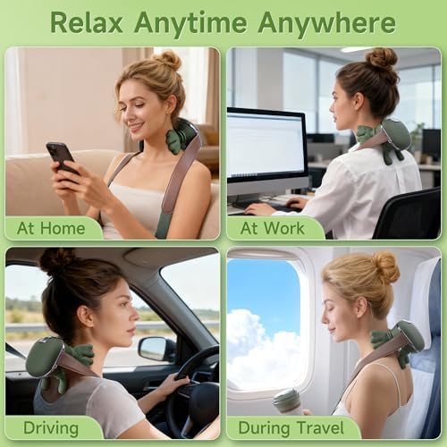 Neck Massager with Heat, Neck Massager for Pain Relief Deep Tissue - Image 7