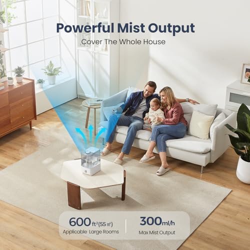 Humidifiers for Bedroom, Top Fill 6.5L Cool Mist Humidifier - Image 2