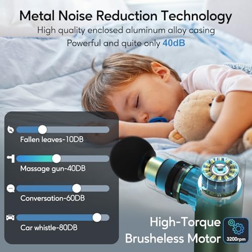 arboleaf Mini Massage Gun Deep Tissue, Portable Percussion Muscle Massager - Image 5