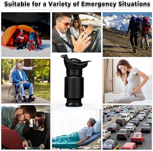 Portable Urinal, Portable Car Urinal for Men and Women, 750ml, Leakproof - Image 6