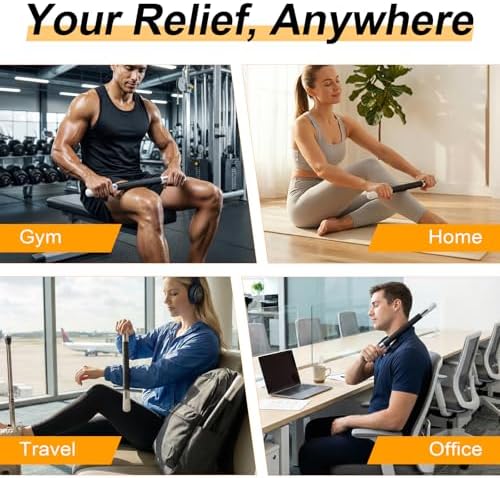 ZanLLW Foam Roller, Massage Roller, Muscle Roller Stick, Neck Massager for Muscles Relief, Therapy Roller Stick for Legs, Calf, Thigh, Lipo, Massage Rolling Pin, Help Sore Muscle Recovery - Image 2