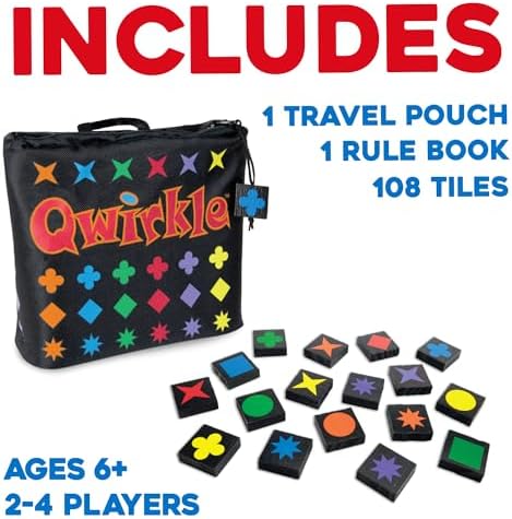 MindWare Travel Qwirkle Strategy Tile Board Game for 2-4 Players - Image 5