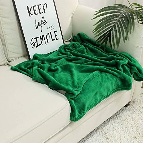 NANPIPER Baby Blankets, Super Soft Fleece Fuzzy Blanket for Toddler, Luxury Cozy Lightweight Microfiber Plush Blanket-Throw Size 30"x40",Emerald Green - Image 4