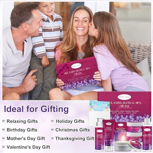 Gifts for Women,Relax Stress Relief Birthday Gifts for Women Spa Basket Self Care Package Her Mom Sister Wife Teen Best Friend Valentine Mothers Day Gift Regalos Para Mujer Christmas Stocking Stuffers - Image 2