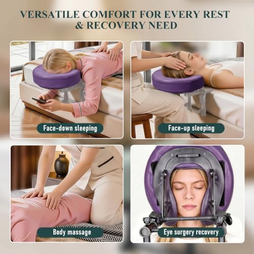 Massage Headrest for Bed, Face Down Massage Pillow & Face Cradle - Image 3
