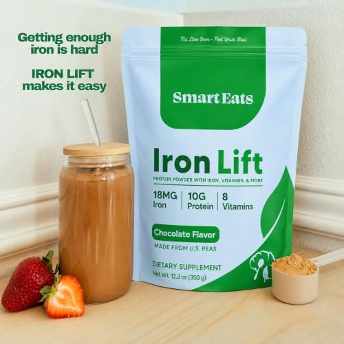 Smart Eats - Iron Powder | Highly Absorbed | Avoids Side Effects | Complete Nutrition: Protein, Vitamins, Fiber, Antioxidants | Makes Tasty Drinks & Shakes | Vegan | Chocolate Flavor | 15 Scoops - Image 7