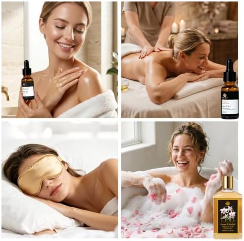 Gifts for Women, 35 Pcs Orchid Bath & Body Gifts Basket, Get Well Soon Gift - Image 6