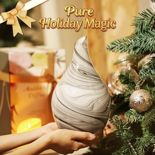 Porseme Essential Oil Diffuser 280ml Handmade Glass Diffuser 7H Runtime - Image 6