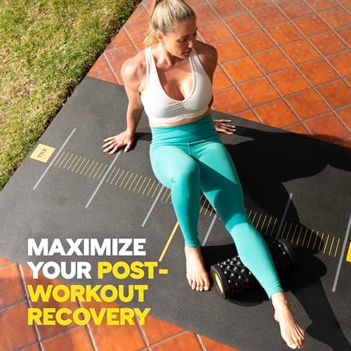 TRX Training Rev Myofascial Release Roller, Travel Massage Roller for Muscles, 14-Inch Round Foam Roller for Stretching and Post-Workout Recovery - Image 2