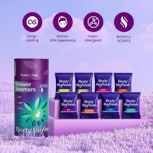 Shower Steamers Aromatherapy 8 Pack - Shower Bombs with Natural Essential Oils, Gifts for Women Mom Wife Men, Birthday Gifts for Women,Self Care, Relaxation, Home Spa, Travel Essentials - Image 2