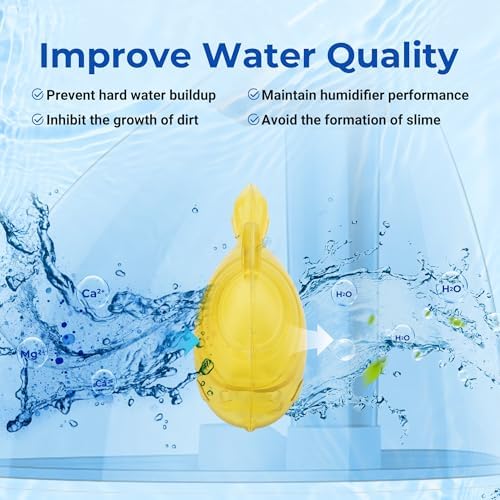 Humidifier Cleaning Fish for Humidifiers and Fish Tanks, Yellow, 6 Pack - Image 5