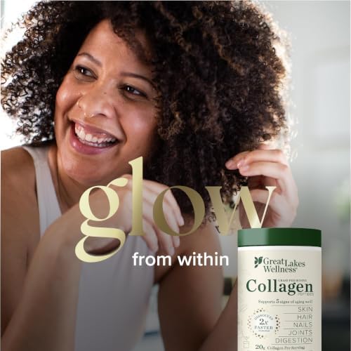 Great Lakes Wellness Collagen Peptides Powder, Unflavored, 20 oz - Image 3