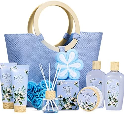 Green Canyon Spa 10pc Cotton Spa Gift Baskets Birthday Gifts for Women by GreenCanyonSpa