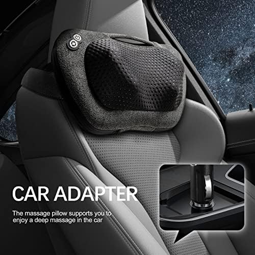 VIKTOR JURGEN Back Massager, Neck Massager with Heat, Massage Pillow Gifts for Men & Women, Electric Shiatsu Back Massager, Deep Kneading Shoulder Massager for Full Body Muscle,Massage at Home, Car - Image 6