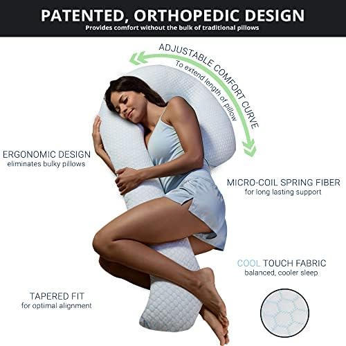 Contour Swan Body Pillow w/Pillowcase Cool XL - As Seen on TV (Pack of 2) - Image 3