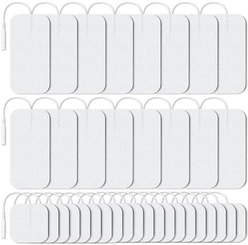 AUVON 36 Pcs TENS Unit Electrode Pads, 2 Sizes Combination Set, Latex-Free by AUVON