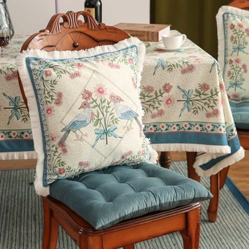 patdrea Designer Velvet Throw Pillow Cover,Set of 2,18"x18"-MontebourgB - Image 6