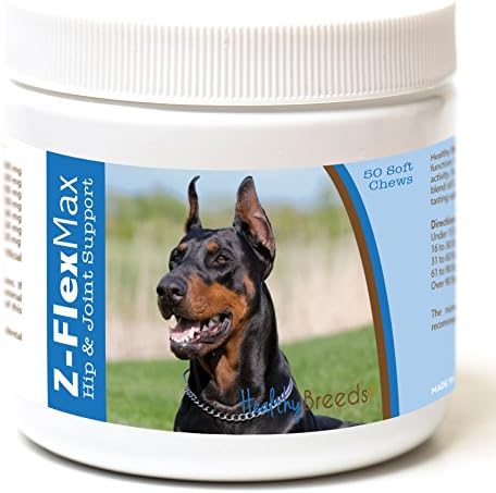 Healthy Breeds Doberman Pinscher Z-Flex Max Hip and Joint Soft Chews 50 Count by HealthyBreeds